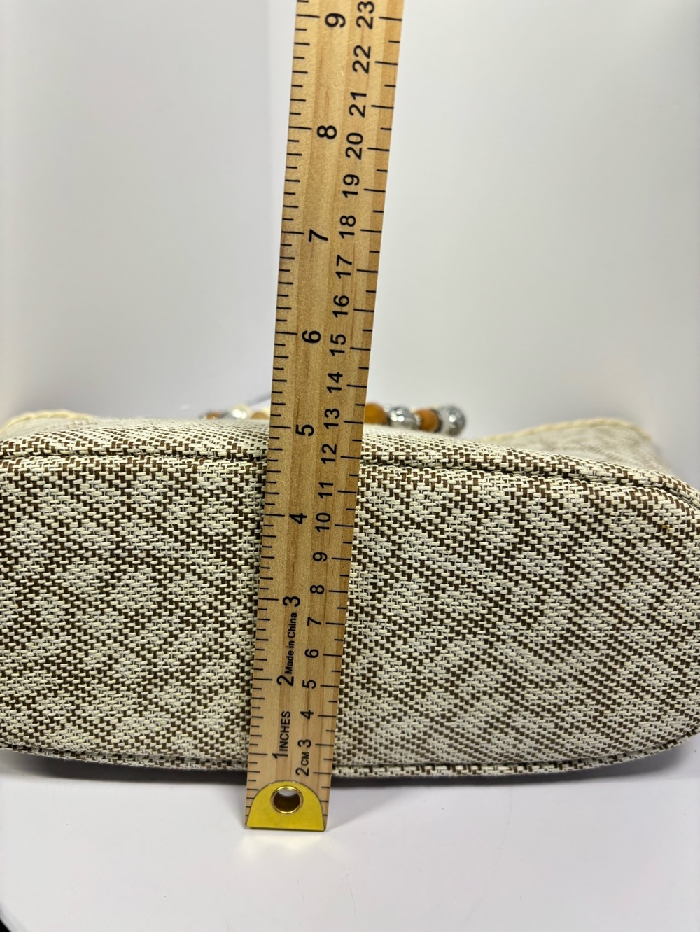 ✨Cappelli Straworld Wh Bead Handle Bag - Picture 14 of 15
